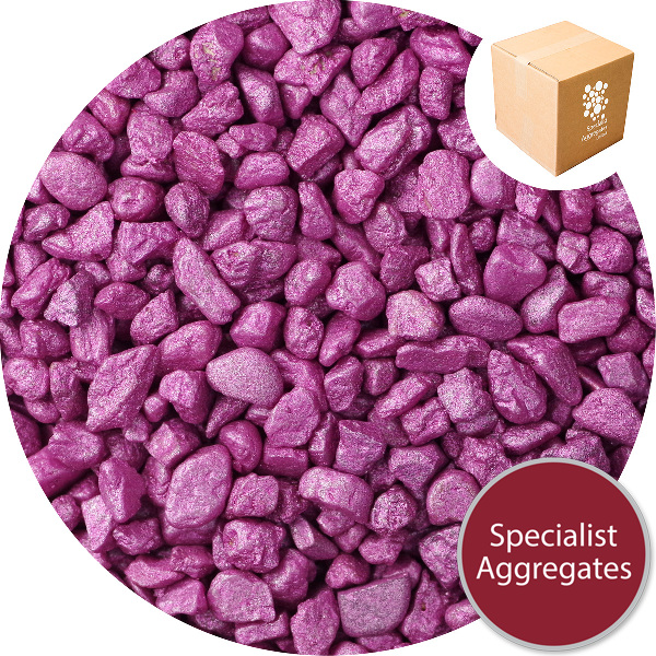 Rounded Gravel - Starburst Pink